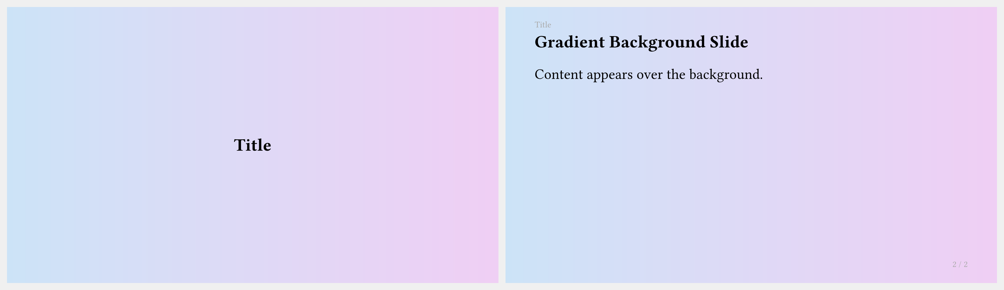 Touying example output