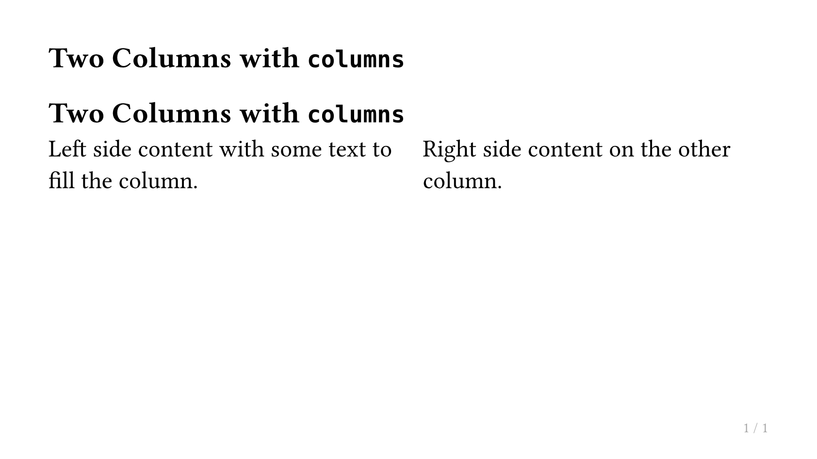 Touying example output