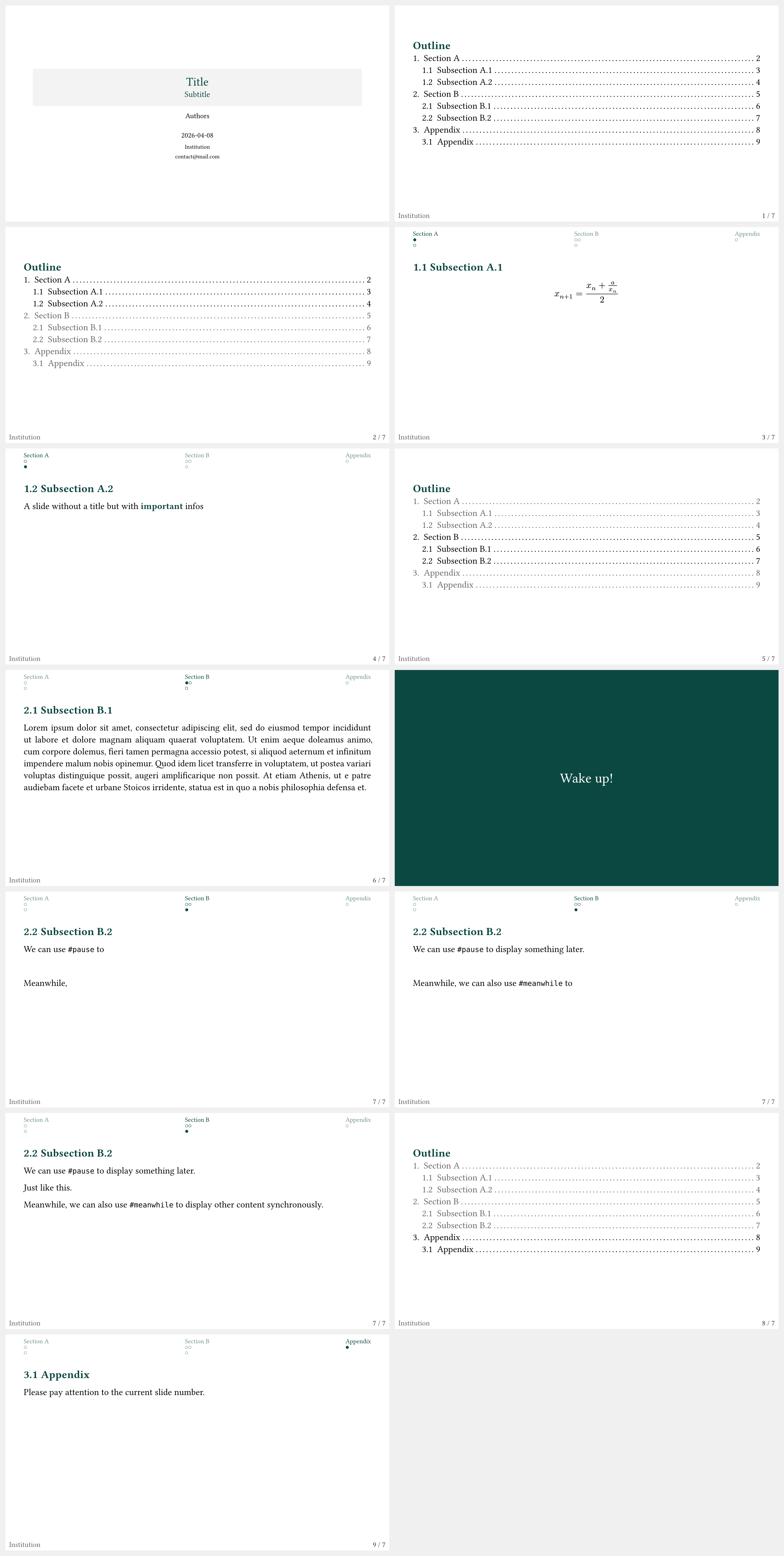 Touying example output
