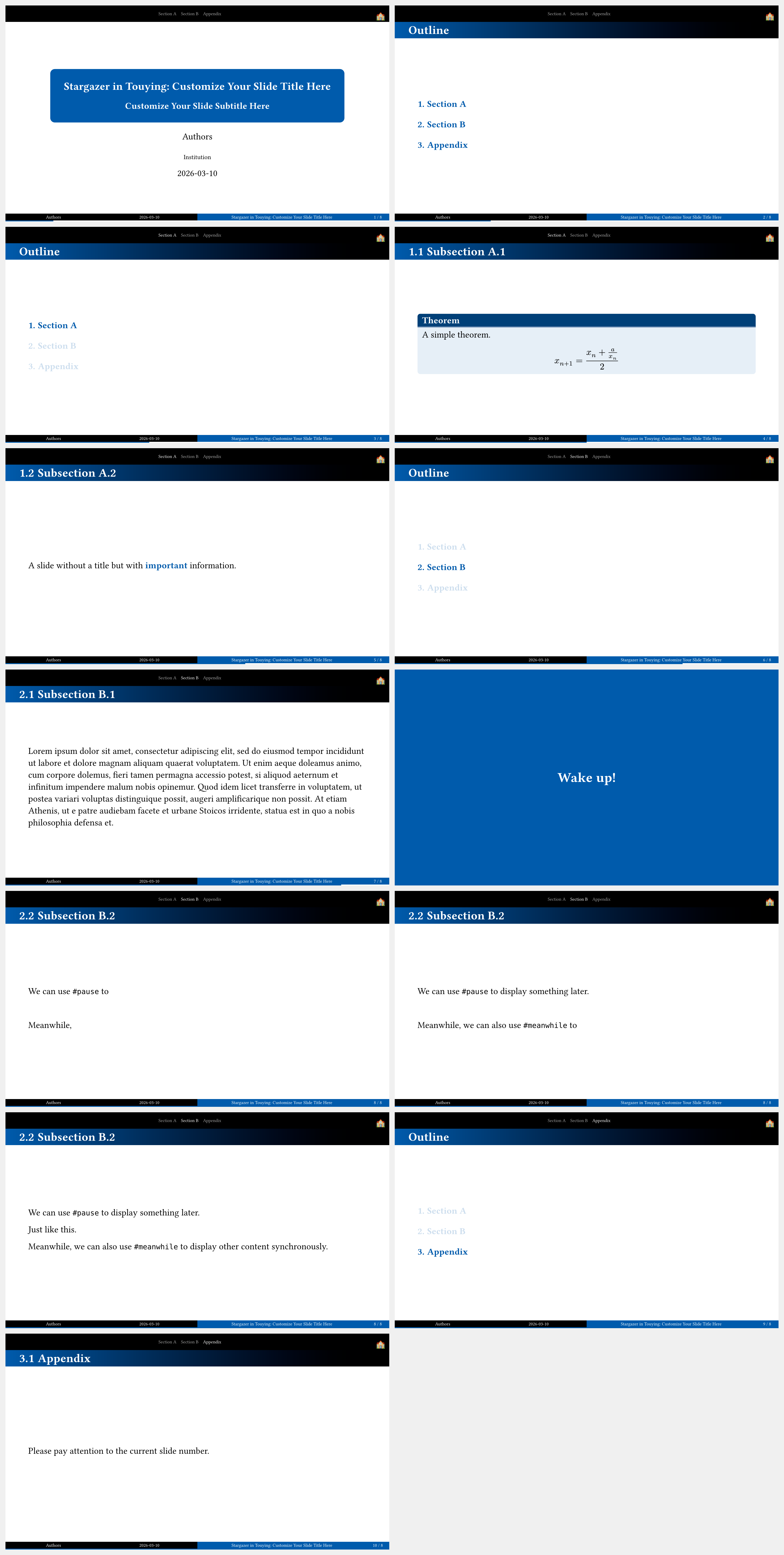 Touying example output