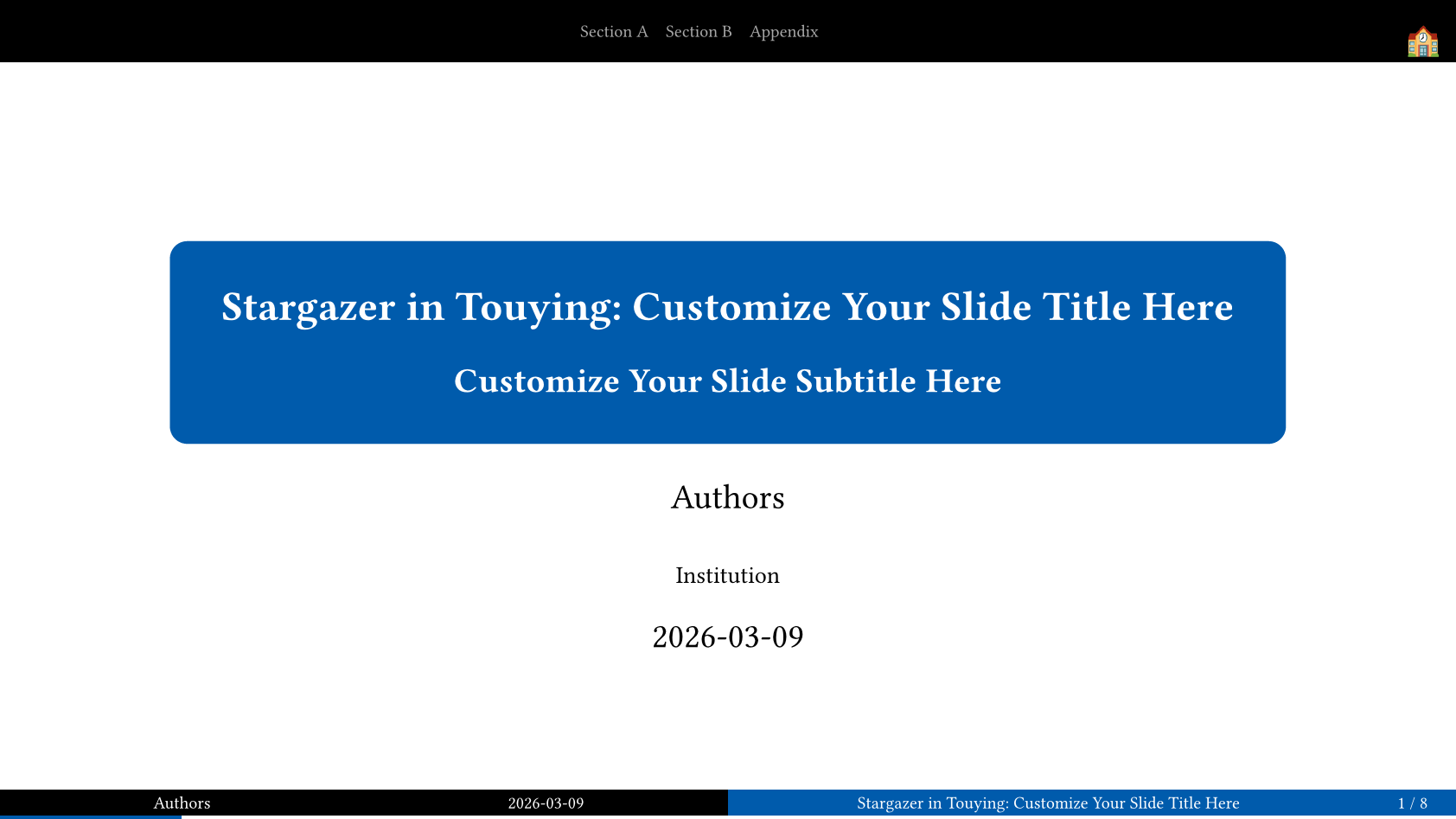 Stargazer theme preview